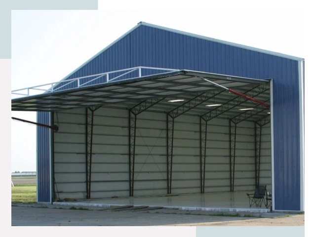 Прямо стенные ангары в Морозовске