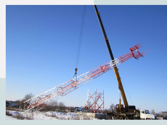 Строительство башен связи в Морозовске от 616 руб.