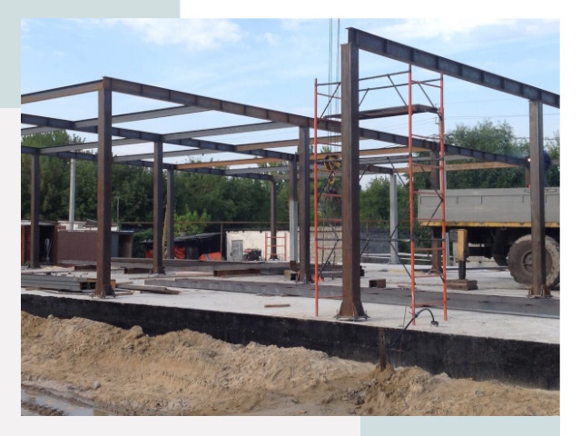 Фундамент для ангаров в Морозовске